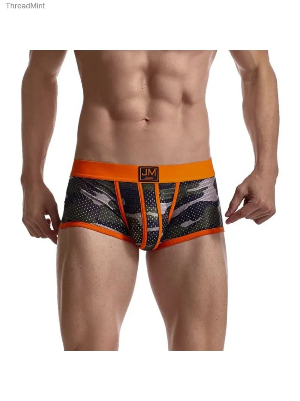 Men's Boxer Briefs Breathable Slim Fit Cotton Blend Underwear